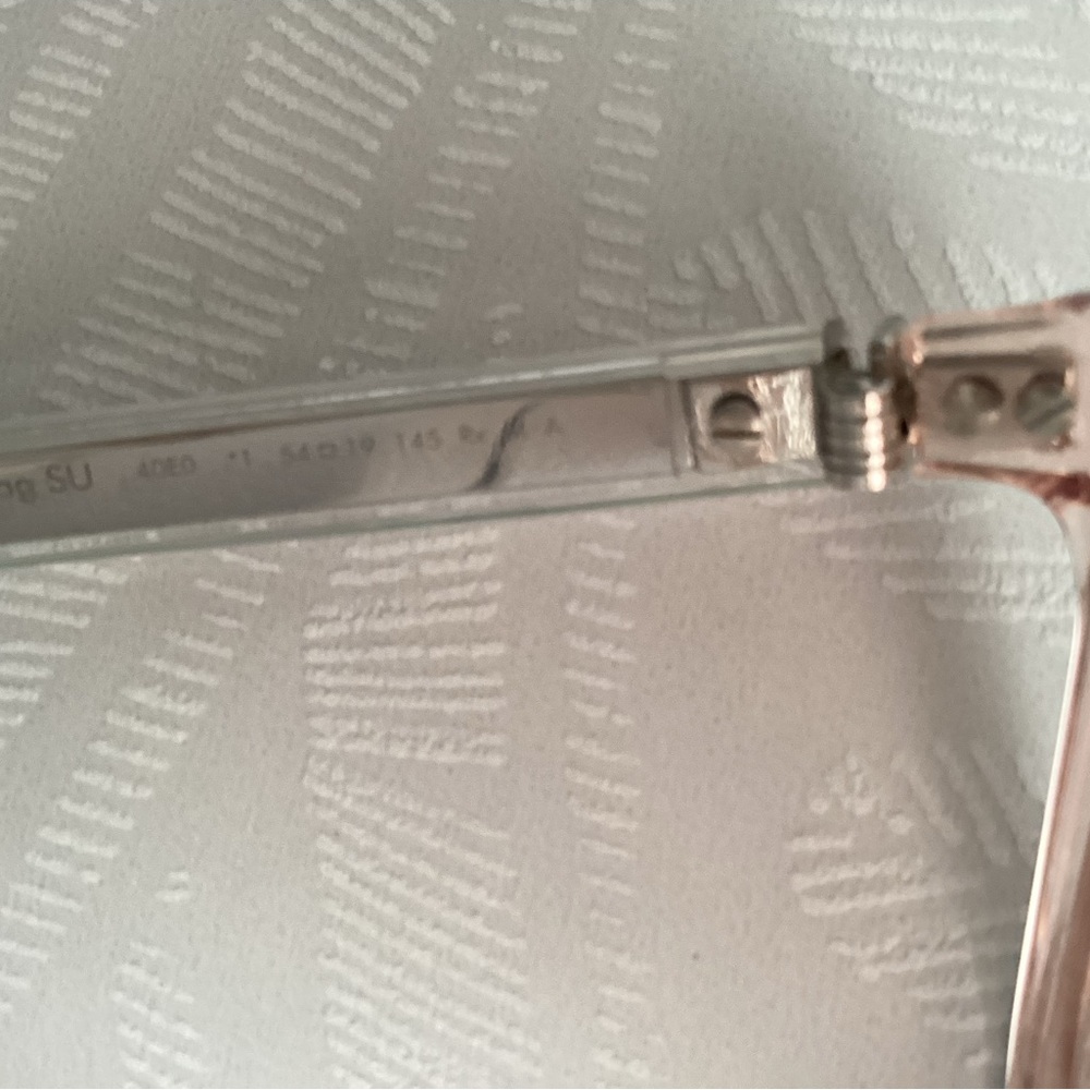NEW Authentic DiorTag SU 40E0 Clear Pale Pink Sunglasses - Picture 8 of 16